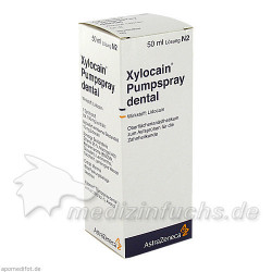 XYLOCAIN PUMPSPRAY DENTAL, 50 ML – PZN 3839499