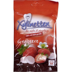 XYLINETTEN Erdbeere Bonbons, 60 G – PZN 10084127