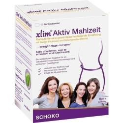 XLIM Aktiv Mahlzeit Schoko Pulver, 10X20 G – PZN 10056326