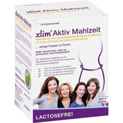 XLIM Aktiv Mahlzeit lactosefrei Pulver, 10X20 G – PZN 10797749