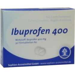 Ibuprofen Sophien 400, 30 ST – PZN 8892073