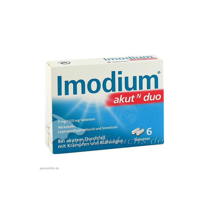 Imodium akut N duo, 6 ST – PZN 7628552