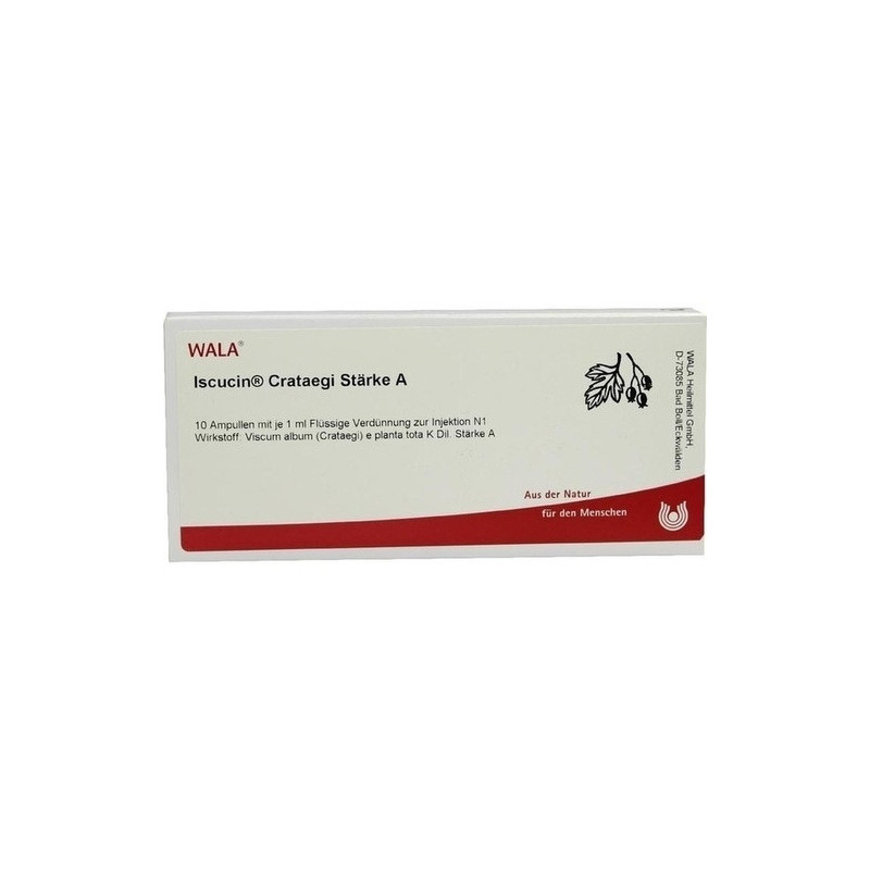 ISCUCIN CRATAEGI STAERKE A, 10X1 ML – PZN 3083274