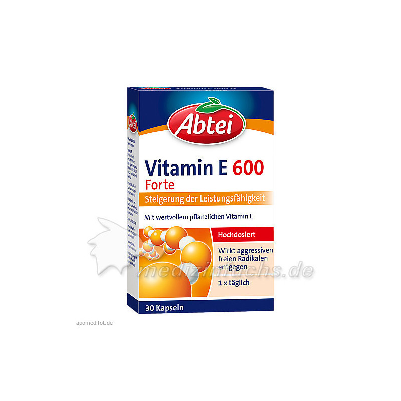Abtei Vitamin E 600 N, 30 ST – PZN 4151865