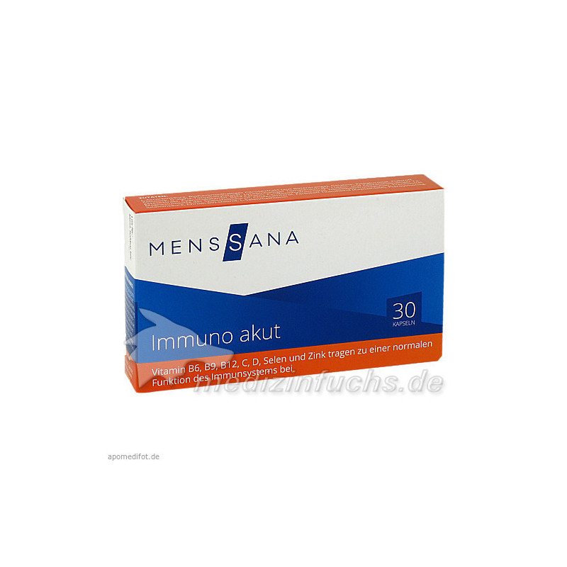 Immuno akut MensSana, 30 ST – PZN 9706747