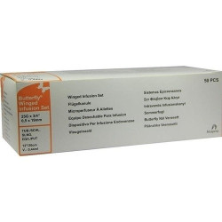Infusionszubehör Butterfly 25G orange, 50 ST – PZN 6463356