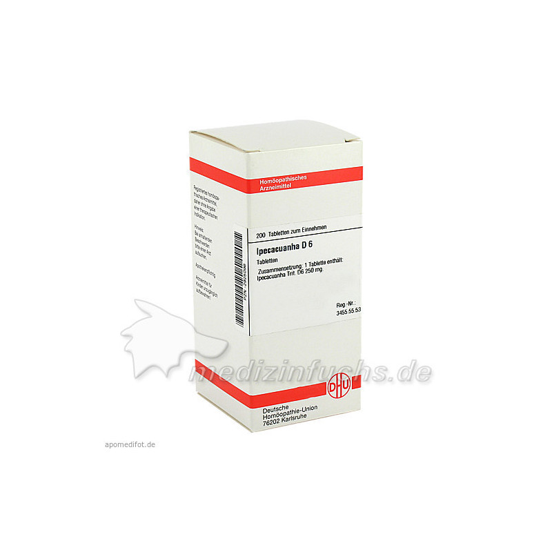 IPECACUANHA D 6, 200 ST – PZN 2925096