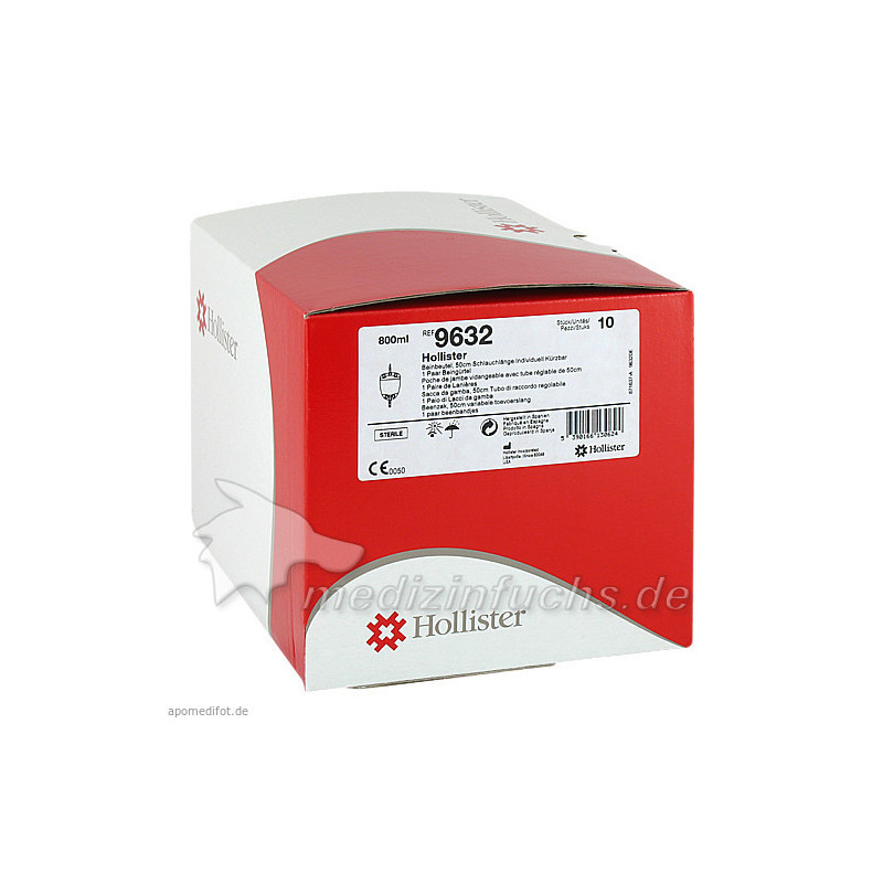 INCARE BEINBEUTEL 800ml 50cm Schlauchl steril 9632, 10X800 ML – PZN 274884