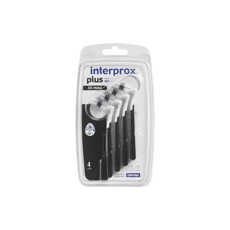interprox plus xx-maxi schwarz Interdentalbürste, 4 ST – PZN 8880897