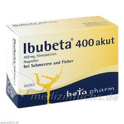 Ibubeta 400 akut Filmtabletten, 50 ST – PZN 5731464
