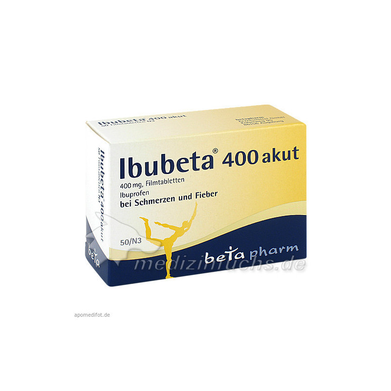 Ibubeta 400 akut Filmtabletten, 50 ST – PZN 5731464