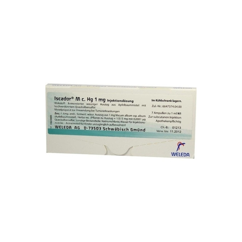 Iscador M c. Hg 1mg, 7X1 ML – PZN 1385806