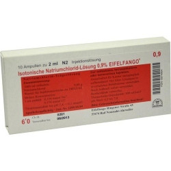 Isotonische Natriumchlorid-Lösung 0.9% EIFELFANGO, 10X2 ML – PZN 874064