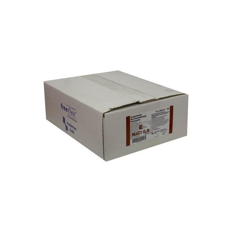 Isotonische Kochsalzlösung 0.9% Fresenius freeflex, 10X250 ML – PZN 650933