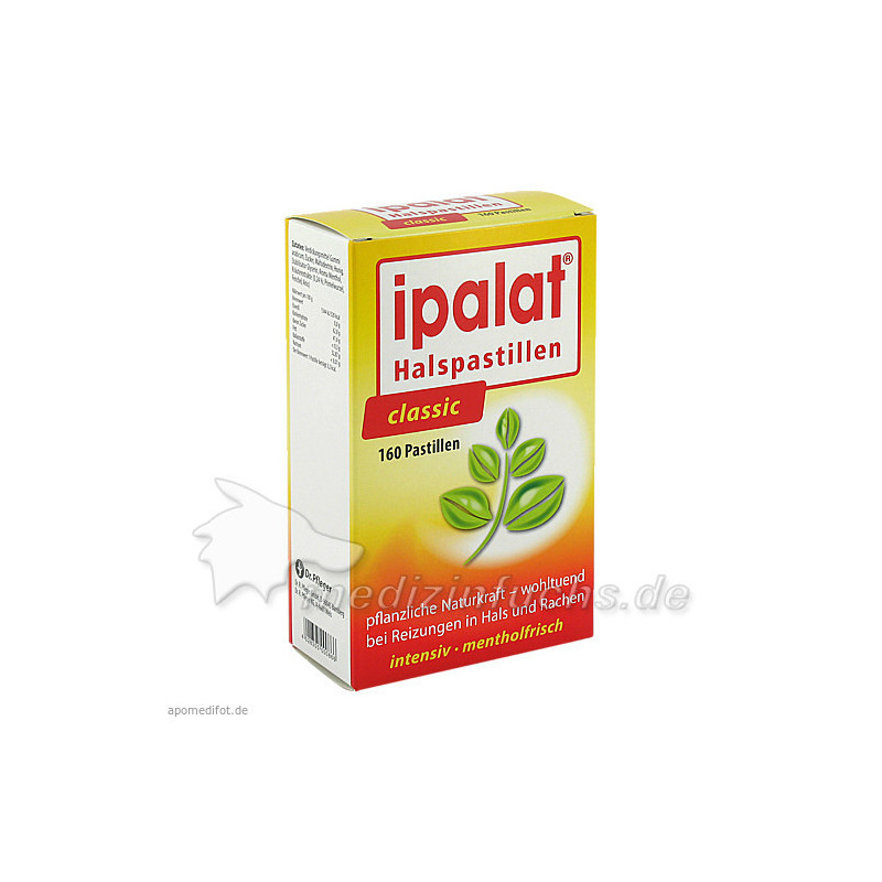 Ipalat Halspastillen classic, 160 ST – PZN 9942100