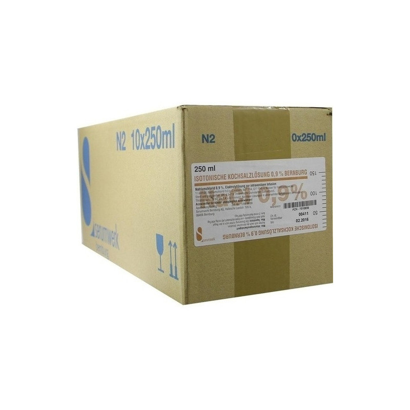 ISOTONISCHE KOCHSALZ 0.9%, 10X250 ML – PZN 7510856