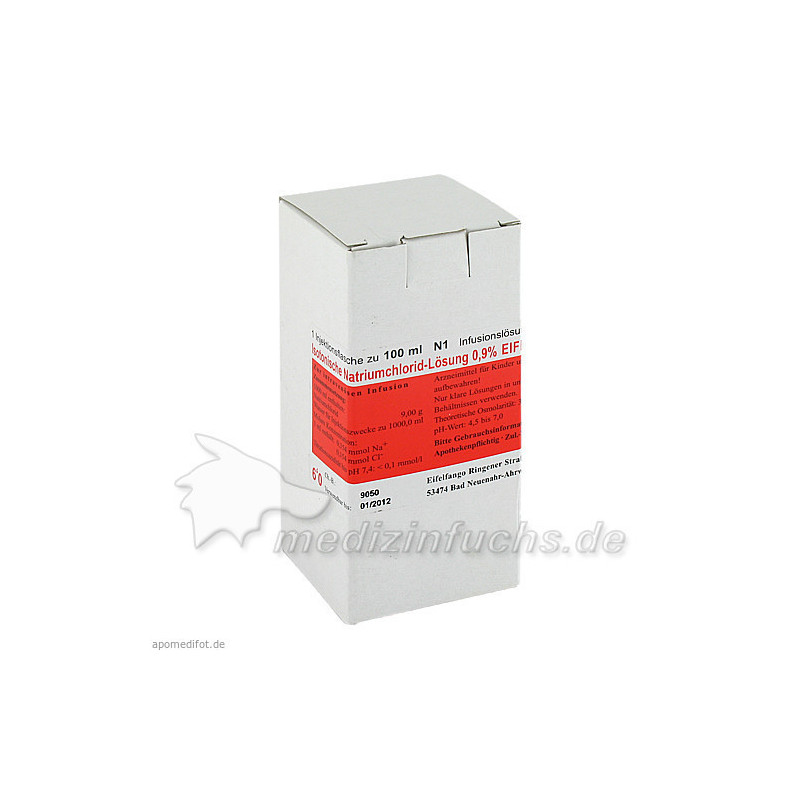 Isotonische Natriumchlorid-Lösung 0.9% EIFELFANGO, 100 ML – PZN 4032965