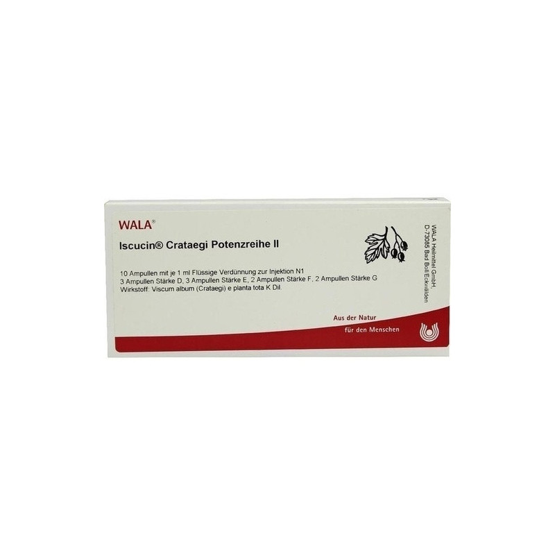 ISCUCIN CRATAEGI PR II, 10X1 ML – PZN 3083363