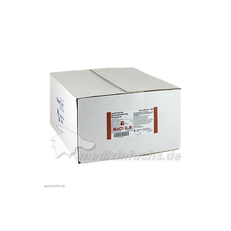 Isotonische Kochsalzlösung 0.9% Fresenius freeflex, 10X500 ML – PZN 650956