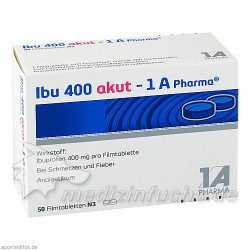 Ibu 400 akut - 1A Pharma, 50 ST – PZN 3045316