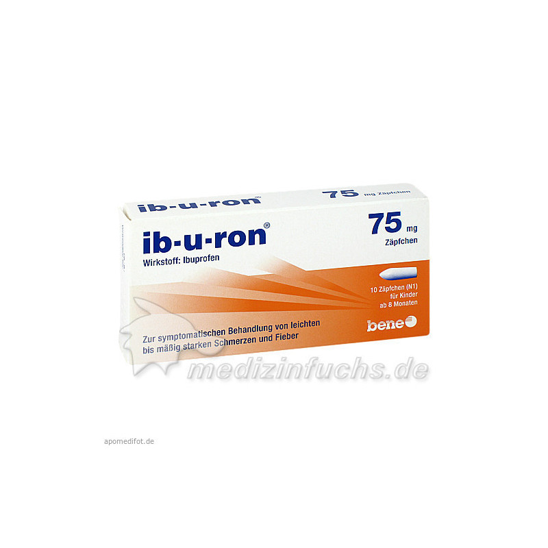 ib-u-ron 75mg Zäpfchen, 10 ST – PZN 5138849