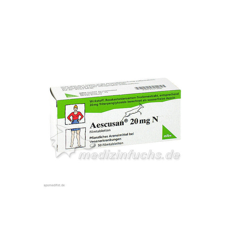 AESCUSAN 20mg N, 50 ST – PZN 9121260