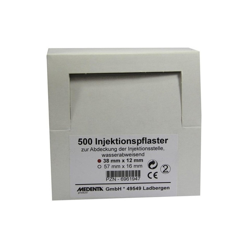 INJEKTIONSPFLASTER 38X12MM, 500 ST – PZN 6961947