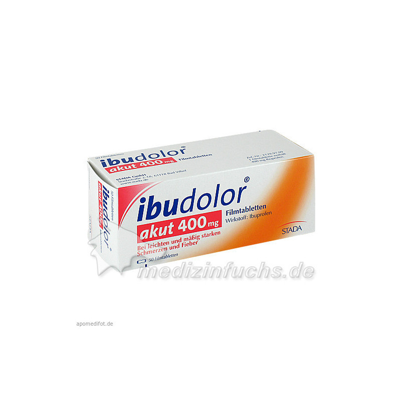 ibudolor akut 400mg Filmtabletten, 50 ST – PZN 9091263