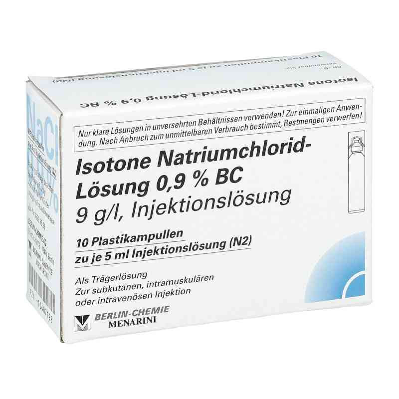 Isotone Nacl Lösung 0.9% Bc Plastik amp.inj.-lsg. (10X5 ml) – PZN 10407122