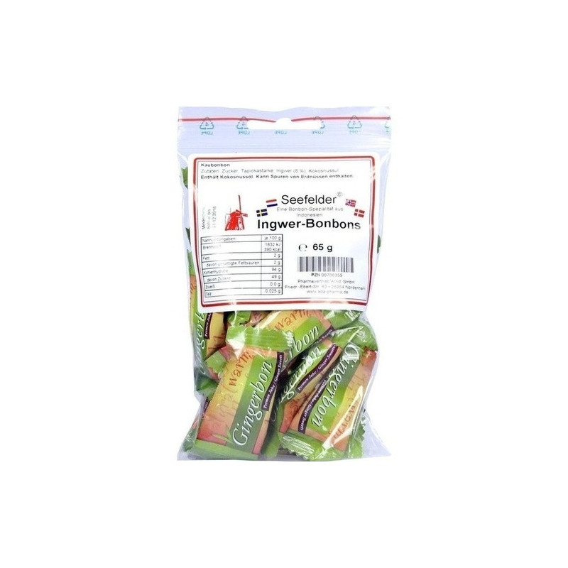 Ingwer-Bonbons KDA Seefelder, 65 G – PZN 706355
