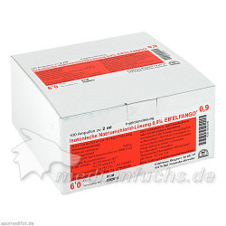 Isotonische Natriumchlorid-Lösung 0.9% EIFELFANGO, 100X2 ML – PZN 874199