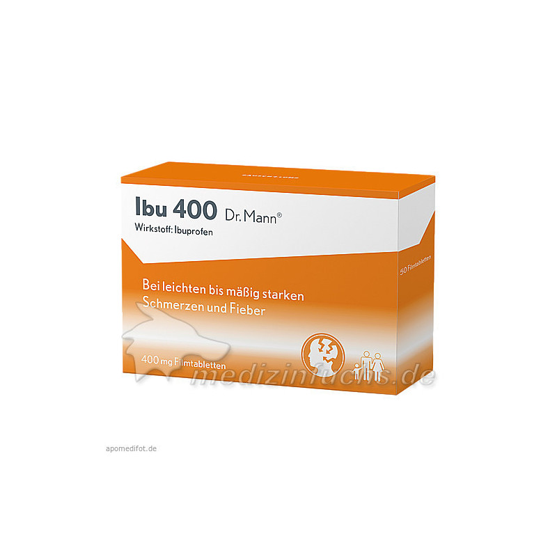 IBU 400 Dr. Mann, 50 ST – PZN 10853488