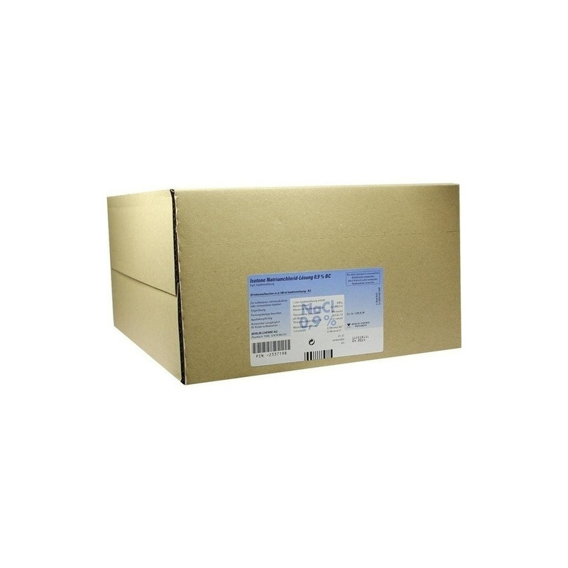 Isotone NaCl Lösung 0.9% BC Plastikflasche, 20X100 ML – PZN 2337198
