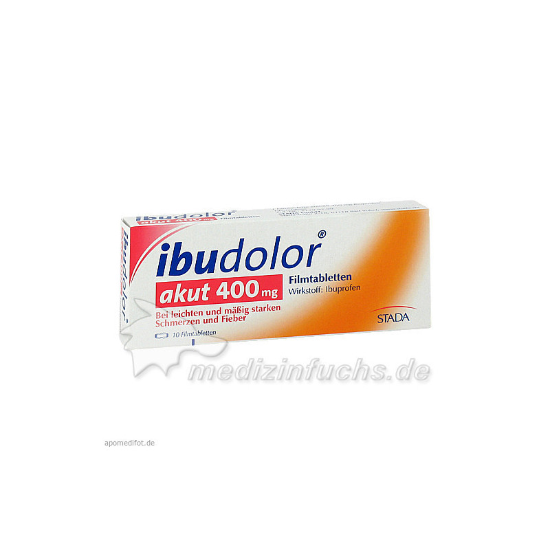 ibudolor akut 400mg Filmtabletten, 10 ST – PZN 9091240