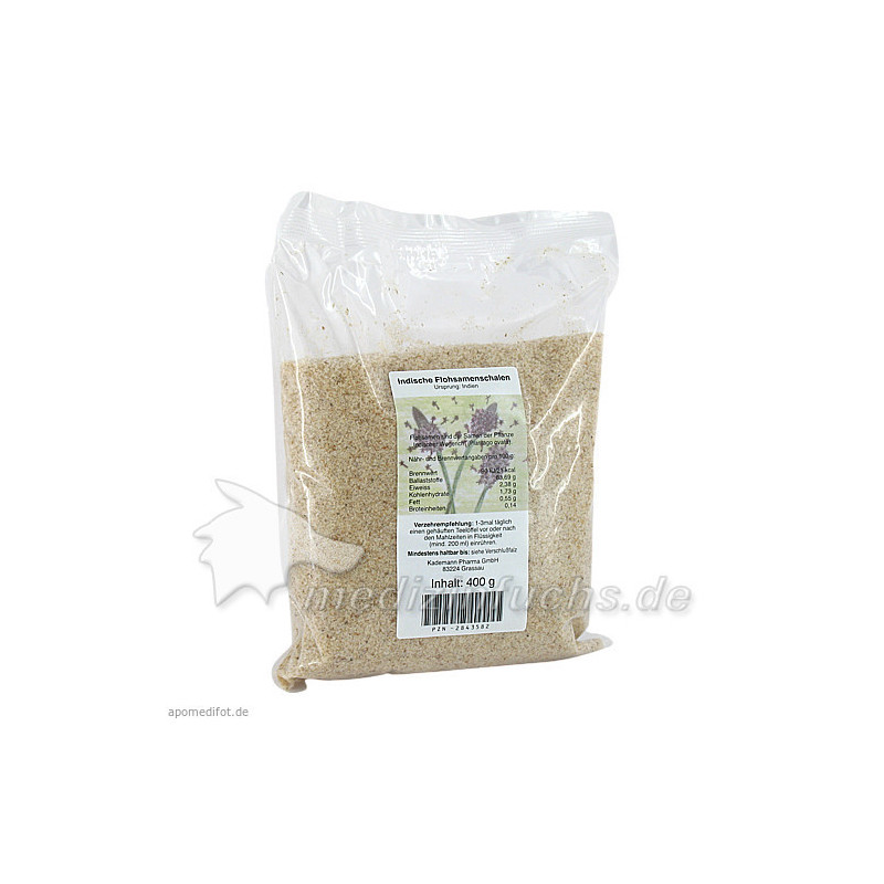 Indische Flohsamenschalen lose, 400 G – PZN 2843582