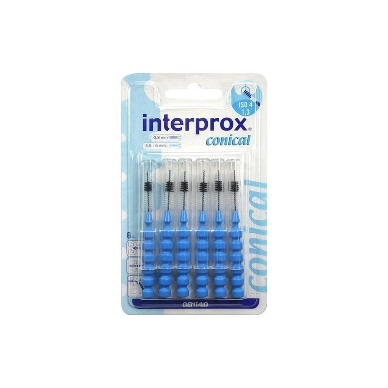 interprox reg conical blau Interdentalbürste Blist, 6 ST – PZN 9043330