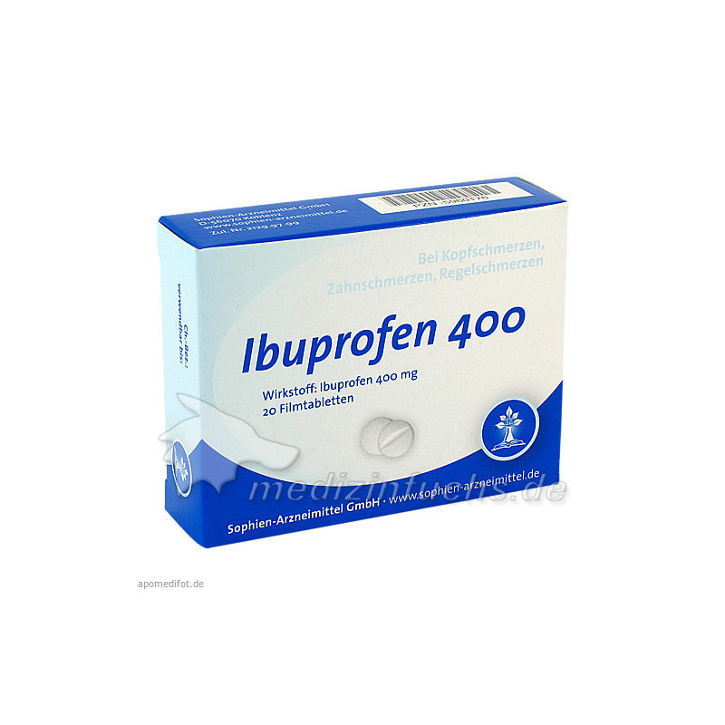 Ibuprofen Sophien 400, 20 ST – PZN 5960176