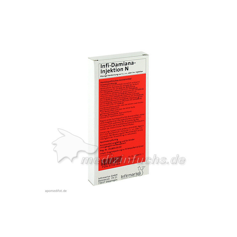Infi-Damiana-Injektion N, 10X1 ML – PZN 5702184