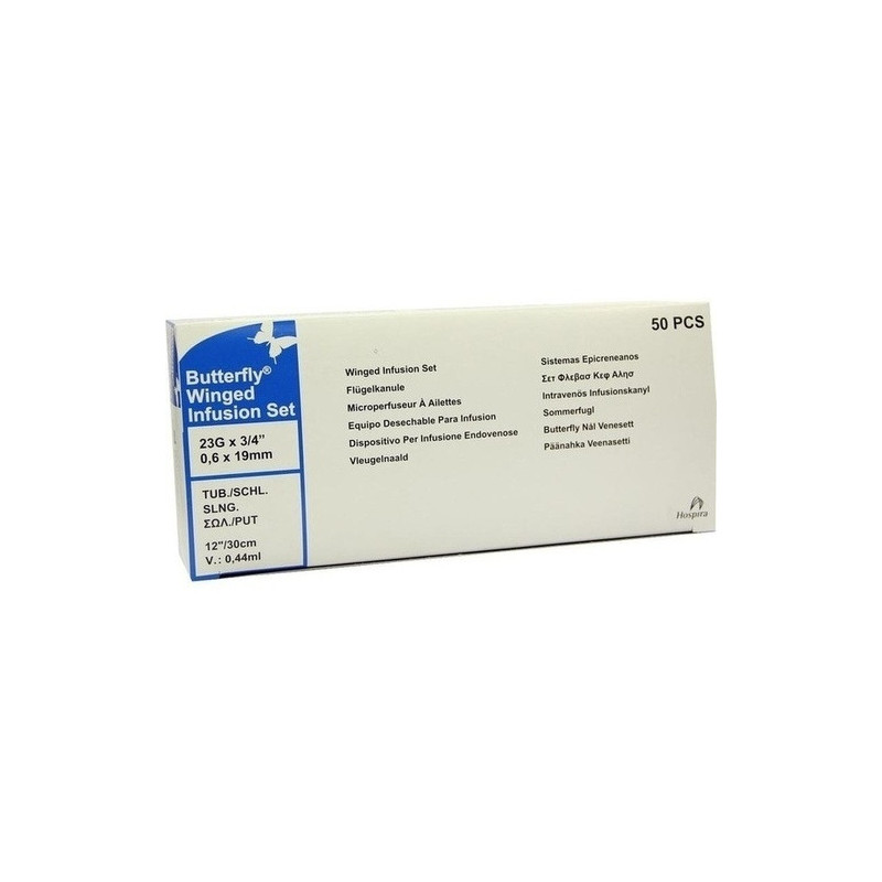 Infusionszubehör Butterfly 23G blau, 50 ST – PZN 6463296