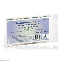 Indikatorpapier, 100 ST – PZN 213049