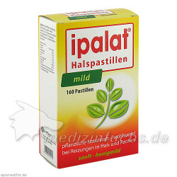Ipalat Halspastillen mild, 160 ST – PZN 12090