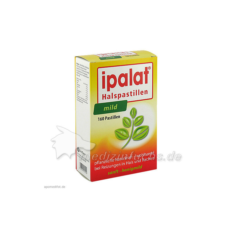 Ipalat Halspastillen mild, 160 ST – PZN 12090