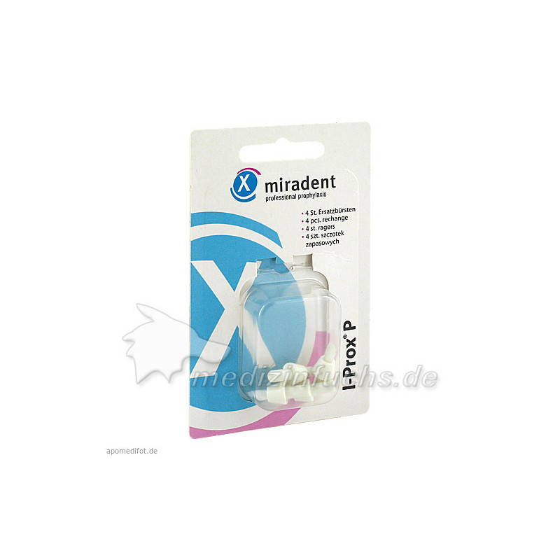 I-Prox P Ersatz-Spitzbürsten weiß soft, 4 ST – PZN 2172478