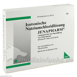 ISOTONISCHE NATRIUMCHLORID JENAPHARM, 10X10 ML – PZN 4077034
