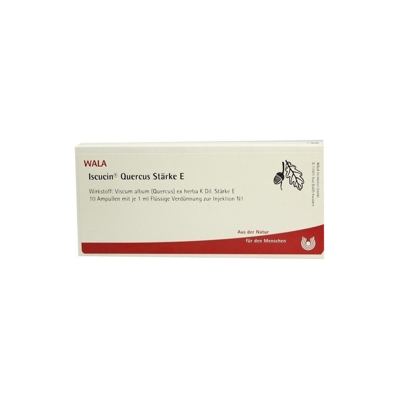 ISCUCIN QUERCUS STAERKE E, 10X1 ML – PZN 3083423