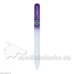 ApoLine Nagelfeile Glas lila 9cm, 1 ST – PZN 10055396