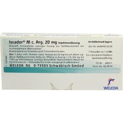 Iscador M c. Arg. 20 mg, 7X1 ML – PZN 1385628